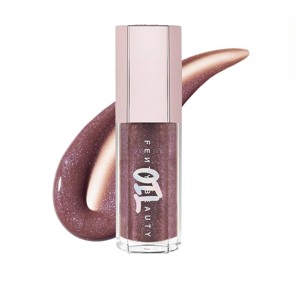 Fenty Gloss Bomb Oil Luminizing Lip Oil 'N Gloss In Rose Amber 9ml - NEW IN BOX - Picture 2 of 4